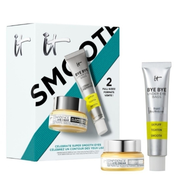 It Cosmetics Super Smooth Eyes 2 Full Size Piece Under Eye Skincare Set - Picture 1 of 1